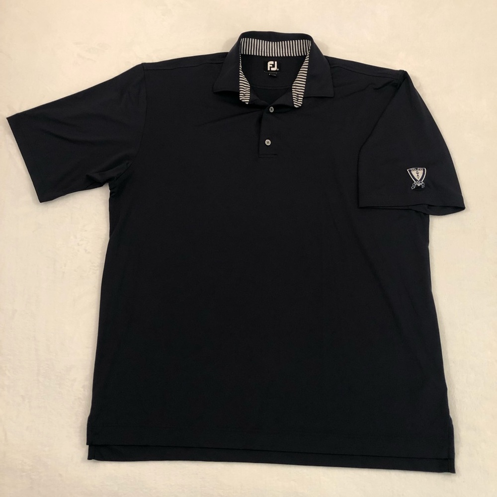 FootJoy FJ Prodry Navy Blue SD PD SWAT Golf Polo Short Sleeve Shirt Men’s XL